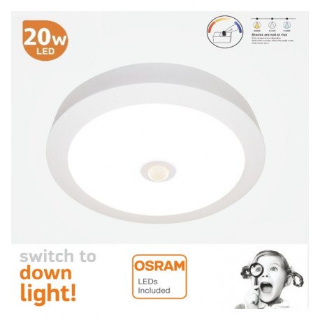 LED High Bay LED Ceiling Sensor CCT 24W for Walkways