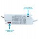 Plafón LED Sensor Movimiento CCT 24W para zonas de paso