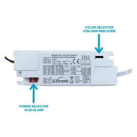 LED High Bay LED Ceiling Sensor CCT 24W for Walkways