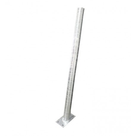LED Street Light Pole Bracket 100cm Galvanized Steel 15°