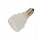 Adapter E14 naar GU10 voor ledlampen, keramische voet