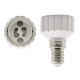 LED E14 to GU10 Adapter (Ceramic Base)