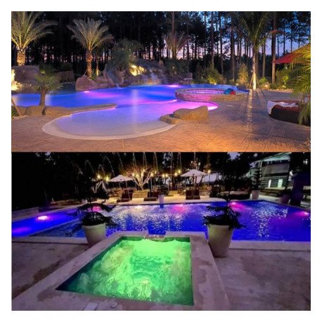 Bombilla LED RGB 45W PAR56 para piscina G53 regulable