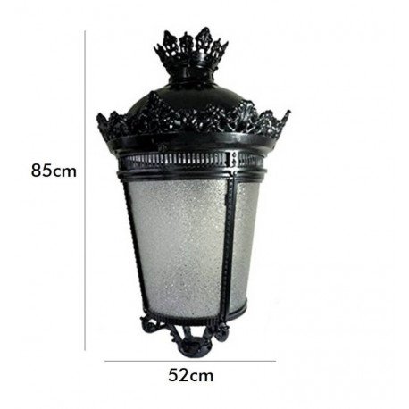 Led-straatverlichting Palacio (gesmeed aluminium) zwart 40W-50W-65W-100W