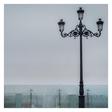 Farola LED exterior Palacio aluminio forjado 40W-50W-65W-100W