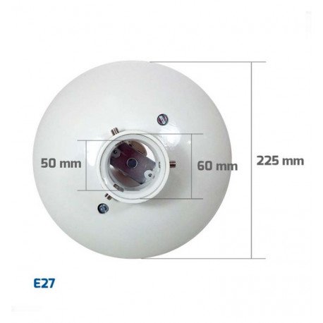 Farola LED Globo anti contaminación lumínica E27 40W exterior