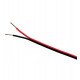 Audio ledstrip-kabel parallel 2x0,75 mm rood/zwart 100 m