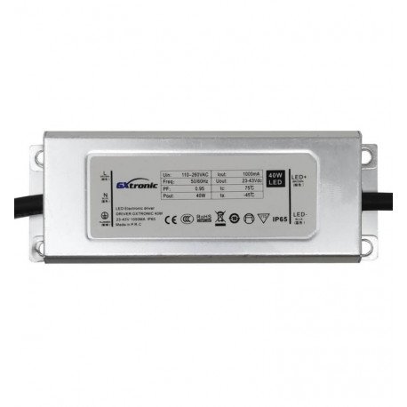 LED-driver 40W 1000mA IP65 voor downlight en ledpaneel
