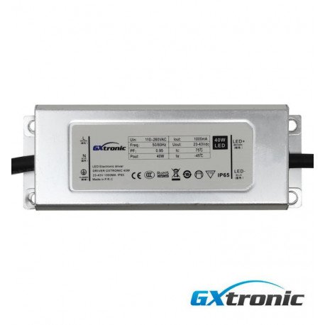 LED-driver 40W 1000mA IP65 voor downlight en ledpaneel