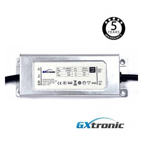 LED-driver 40W 1000mA IP65 voor downlight en ledpaneel