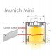 Aluminium verbindingsstrip voor lineaire armaturen Munich Mini en Moscú Mini