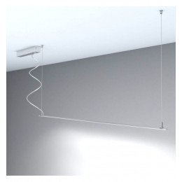 Lámpara lineal colgante LED MILANO plata IP20