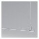 Lámpara lineal colgante LED MILANO plata IP20