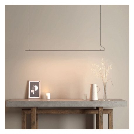 LED Linear Pendant Light MILANO Silver IP20