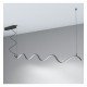 Lámpara lineal colgante LED MILANO SLIM negro curves 0,5-2m IP20