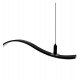 Lámpara lineal colgante LED MILANO SLIM negro curves 0,5-2m IP20