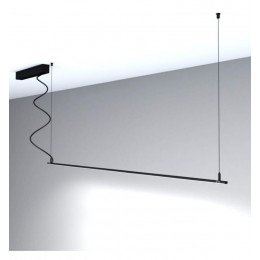 Lámpara lineal LED colgante MILANO negro IP20