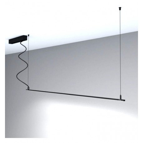 Lámpara lineal LED colgante MILANO negro IP20