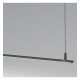 Lámpara lineal LED colgante MILANO negro IP20