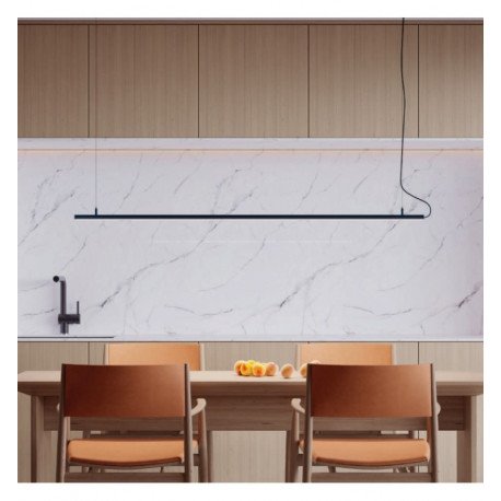 LED Linear Pendant Light MILANO Black IP20