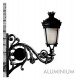 Soporte farola Palacio aluminio 65cm para exterior