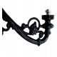 Soporte farola Palacio aluminio 65cm para exterior
