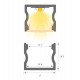 Ledstrip NEW YORK wit IP54 dimbaar 0,44-1,94 m