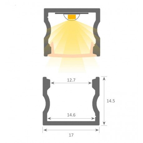 Ledstrip NEW YORK wit IP54 dimbaar 0,44-1,94 m