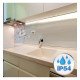 Ledstrip regleta lineair NEW YORK zilver IP54 dimbaar