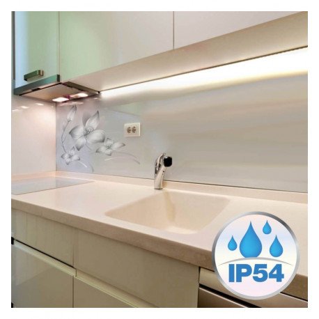 Ledstrip regleta lineair NEW YORK zilver IP54 dimbaar