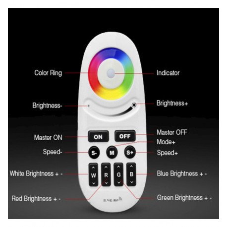LED RGB Hanging Strip Munich Black IP54