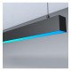 Tira LED RGB colgante Munich negro IP54