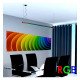 Tira LED RGB colgante Munich negro IP54