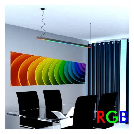 LED RGB Hanging Strip Munich Black IP54