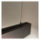 Tira LED RGB colgante Munich negro IP54