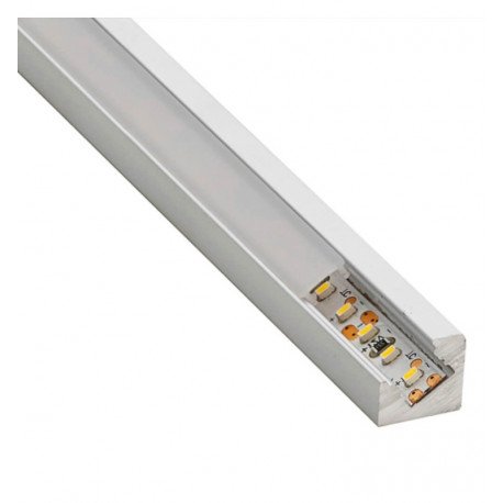 LED-strip 24V geïntegreerd TEXAS voor opbouw zilver (0,5-2 m)