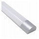 Ledstrip 24V opbouw TENNESEE met geïntegreerde voeding (0,5-2 m) in zilver