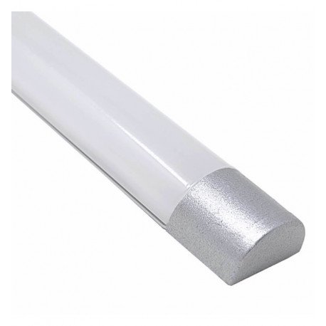 Ledstrip 24V opbouw TENNESEE met geïntegreerde voeding (0,5-2 m) in zilver