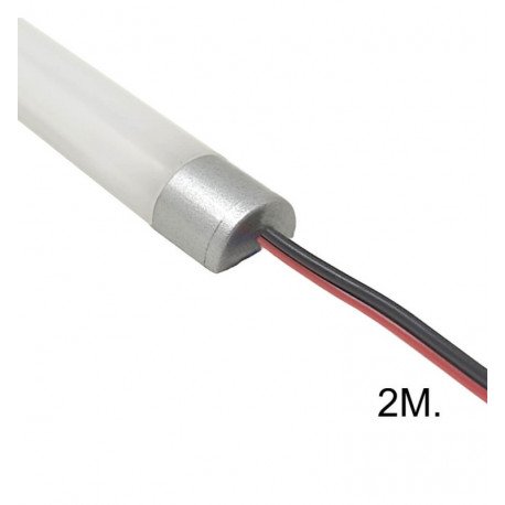 Tira LED 24V superficie TENNESEE plata integrada 0,5-2 m
