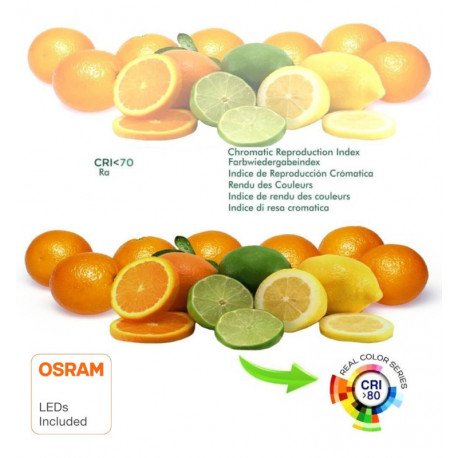 Ledlamp 15W E27 A60 180° OSRAM chip DURIS sin flicker