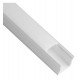 Ledstrip aluminium profiel U-vorm opbouw 2 m wit en zwart