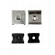 Ledstrip aluminium profiel U-vorm opbouw 2 m wit en zwart