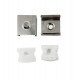 Ledstrip aluminium profiel U-vorm opbouw 2 m wit en zwart