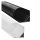 Hoekprofiel aluminium voor ledstrip wit en zwart 2 m