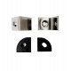 LED Strip Angular Aluminum Profile White/Black 2 m