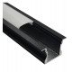 Inbouw aluminium profiel led wit en zwart 2 m