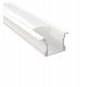 Inbouw aluminium profiel led wit en zwart 2 m