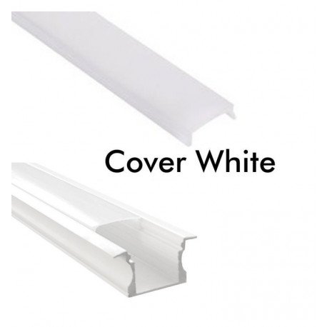 Inbouw aluminium profiel led wit en zwart 2 m