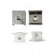 Inbouw aluminium profiel led wit en zwart 2 m