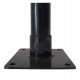 Columna para farola REKA negra 3-4 m exterior, montaje fácil